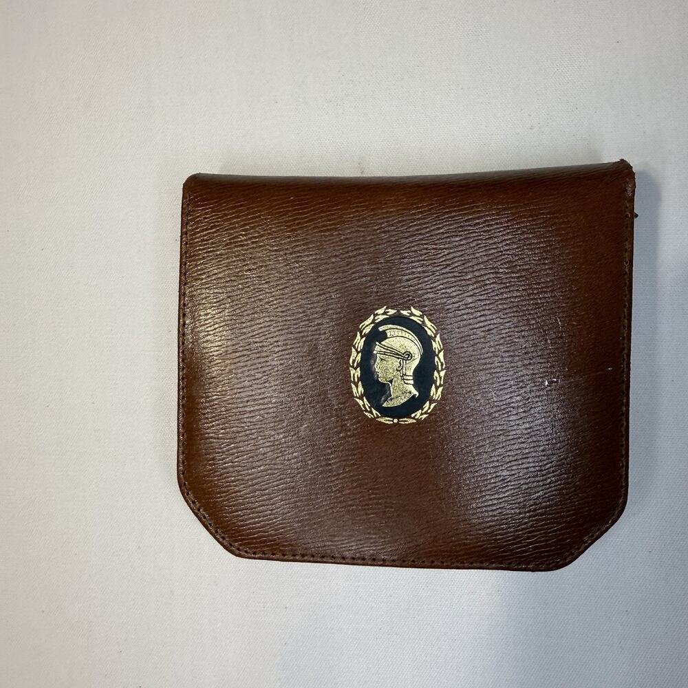 Vintage Trojan Made in England Leather Travel Grooming Shaving Kit Gillette